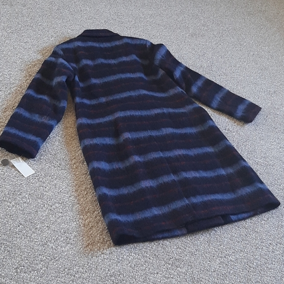 New BCBGeneration Wool Plaid Long Coat. - Picture 11 of 15